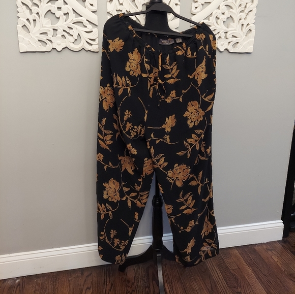 Lane Bryant Floral Drawstring Pants Size 18/20 - Picture 1 of 3